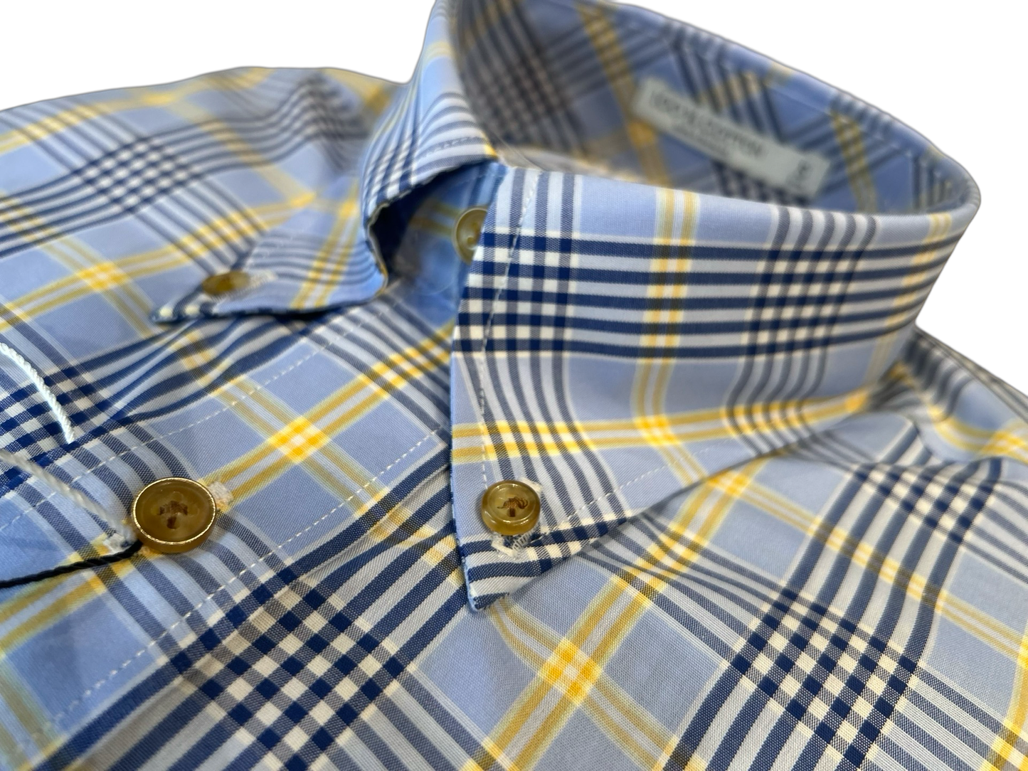 GORDON's Wrinkle Free Cotton LS BD Shirt (Trim Fit)