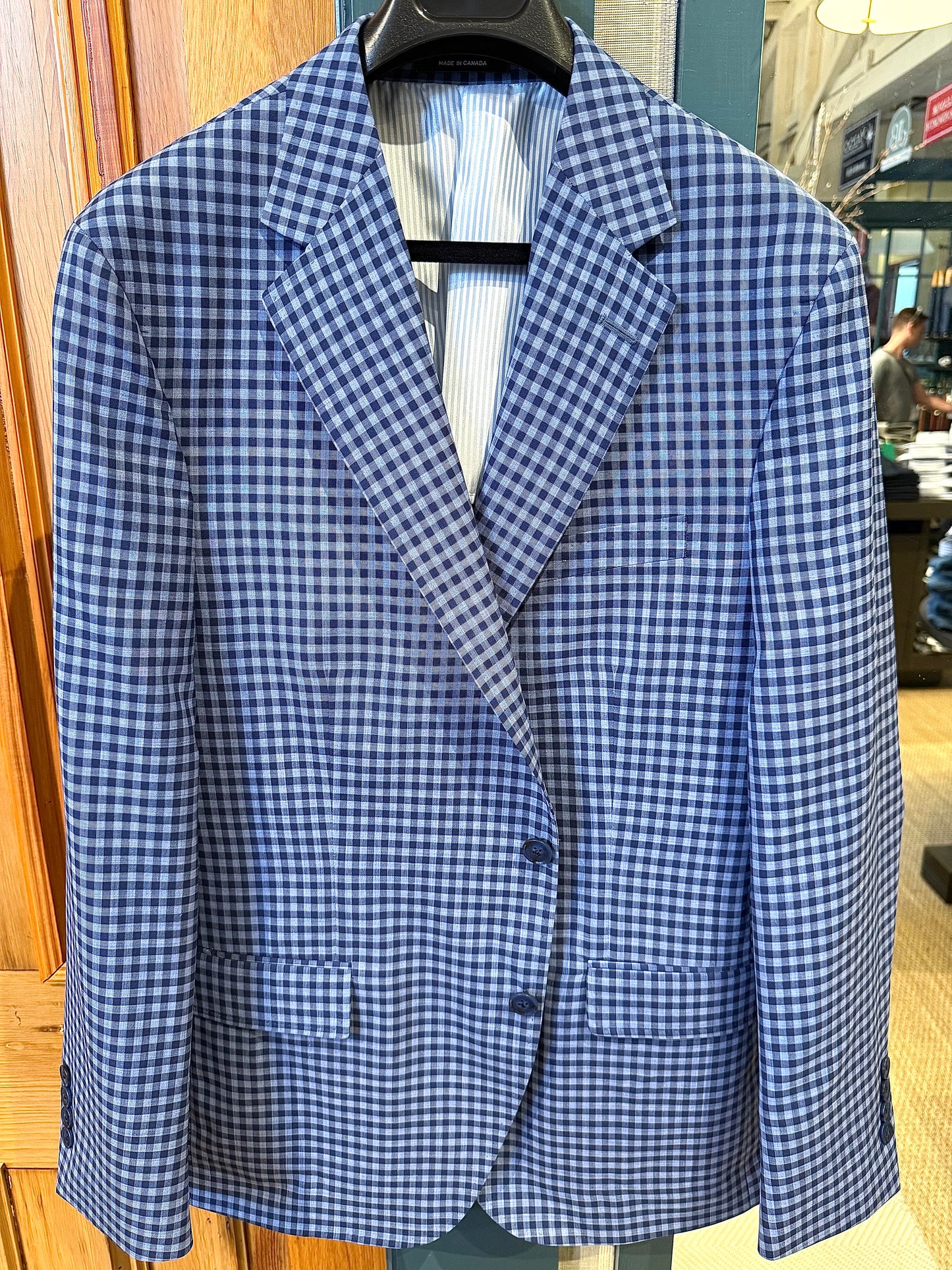 Ted and George Blue Check Sports Coat