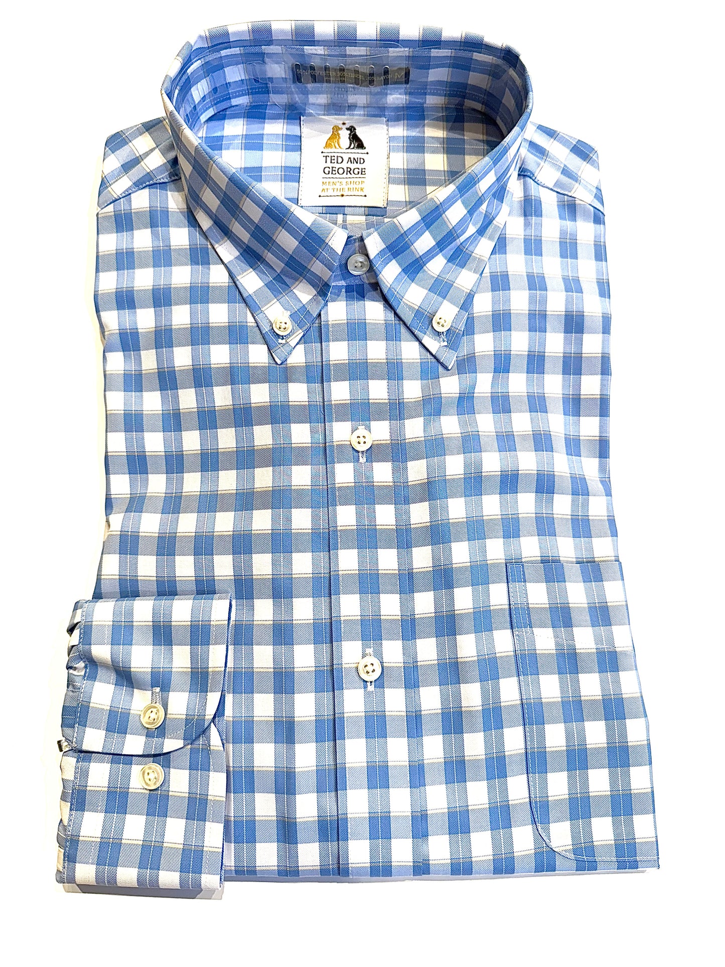 GORDON's Performance Woven Long Sleeved Button Down