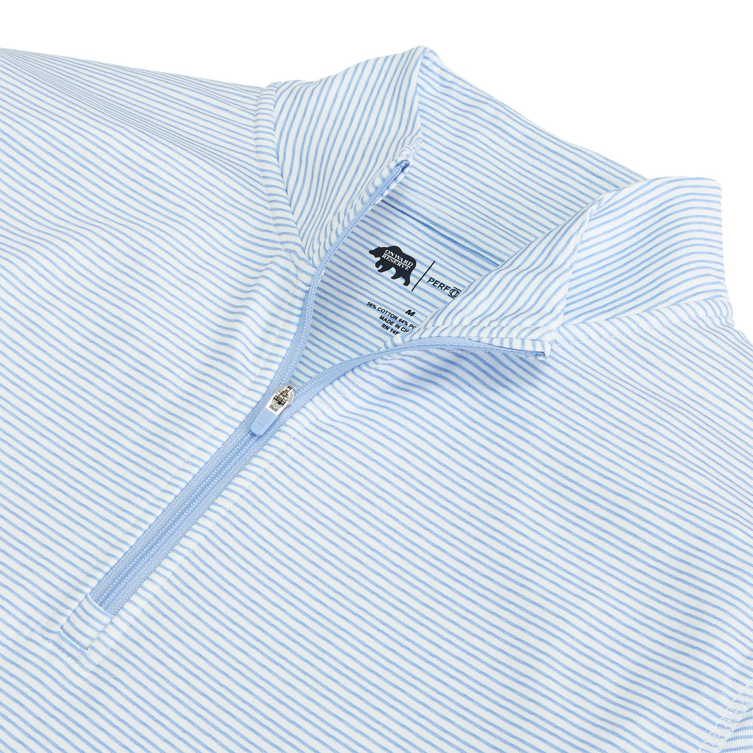 ONWARD RESERVE Lake Stripe Printed Performance 1/4 Zip (Clearwater)