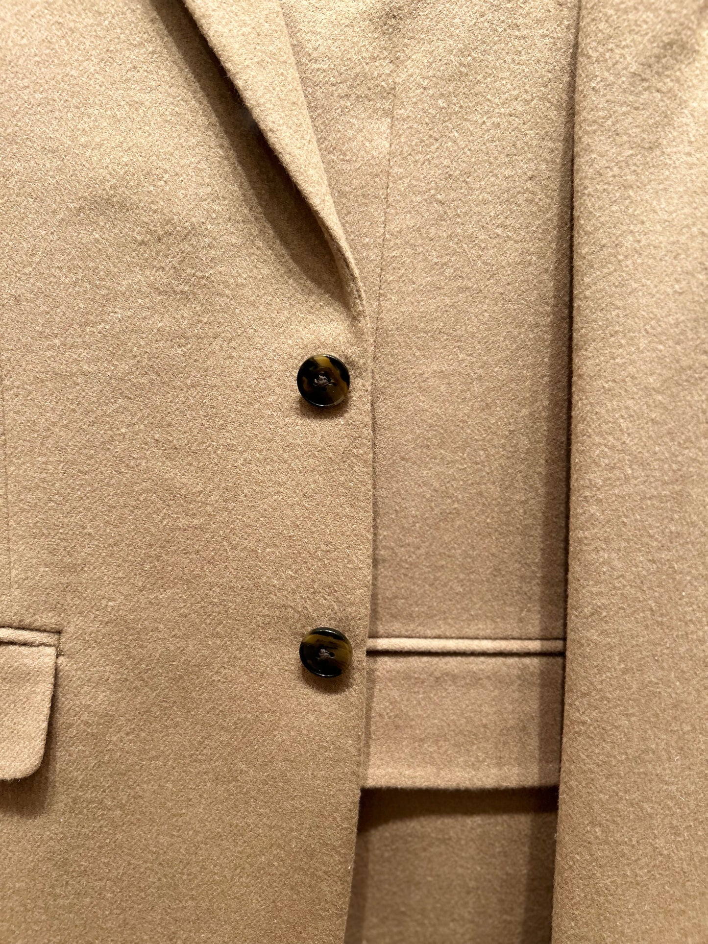 Liam John Camel Hair Colored Wool Jacket