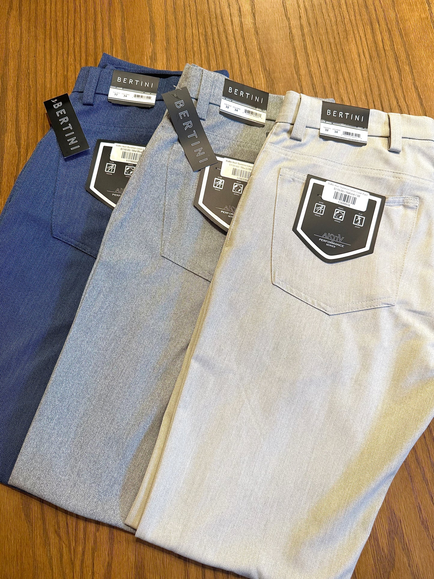 Bertini Kurt Summer Linen Look Pant