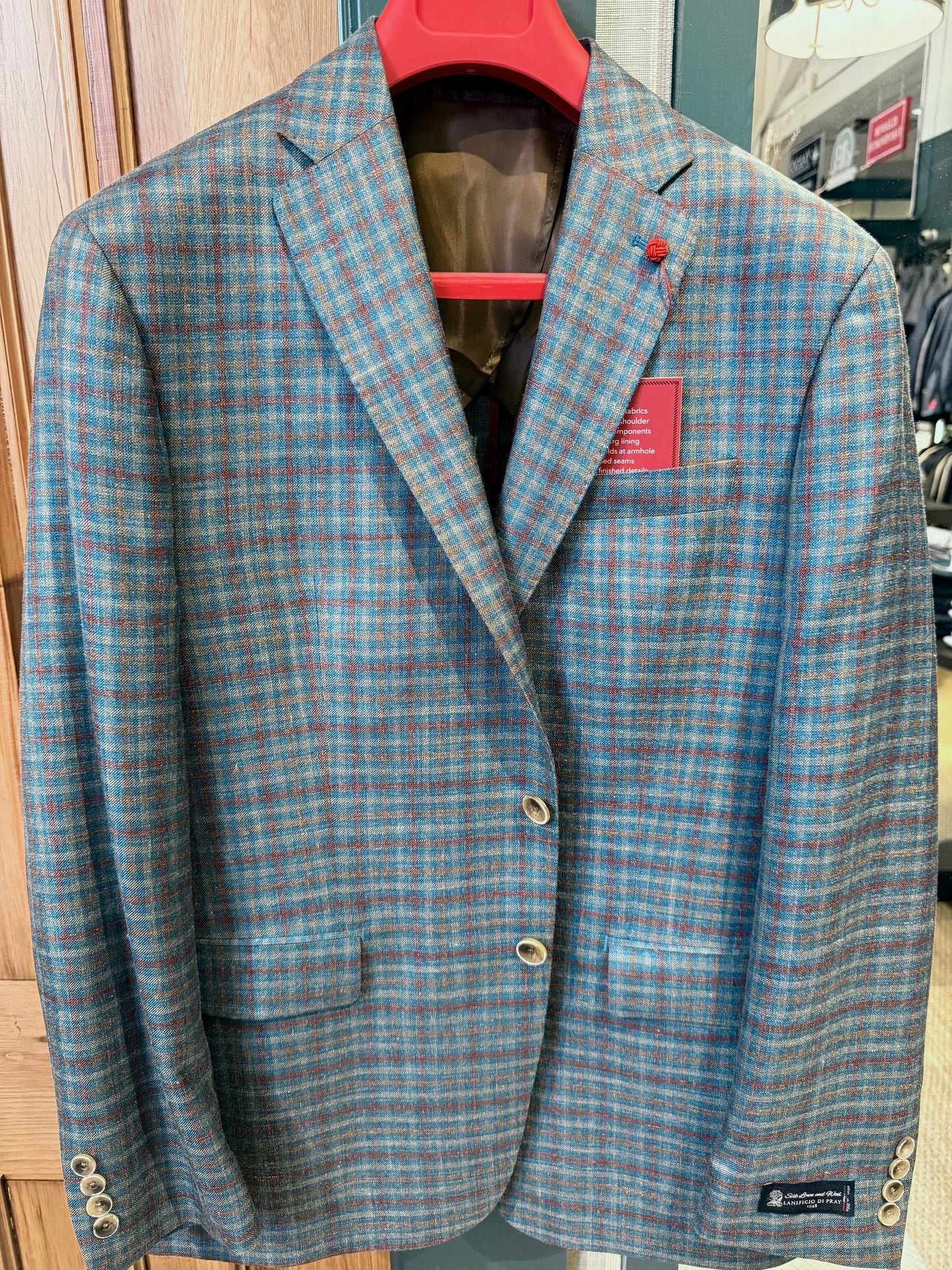 Ted and George Turquoise/B Sport Coat