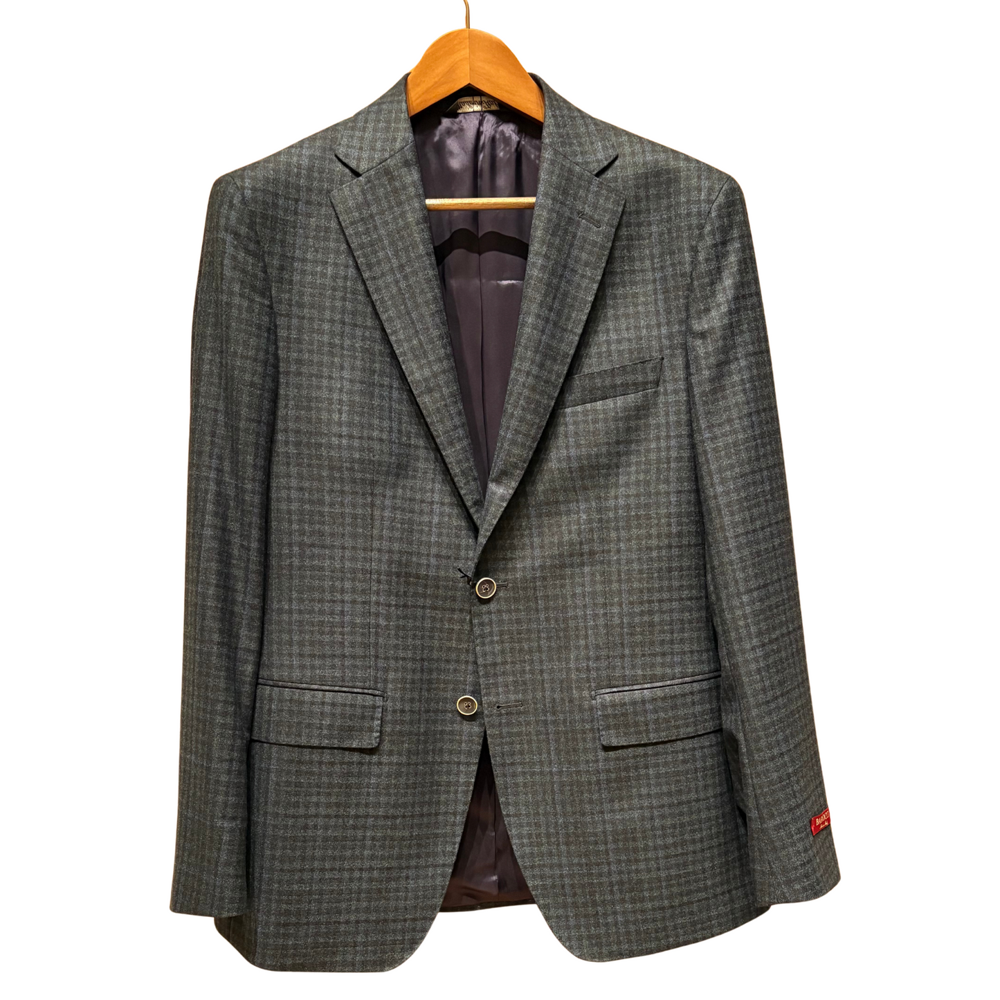 BAROCCI Navy/Green Check Sportcoat