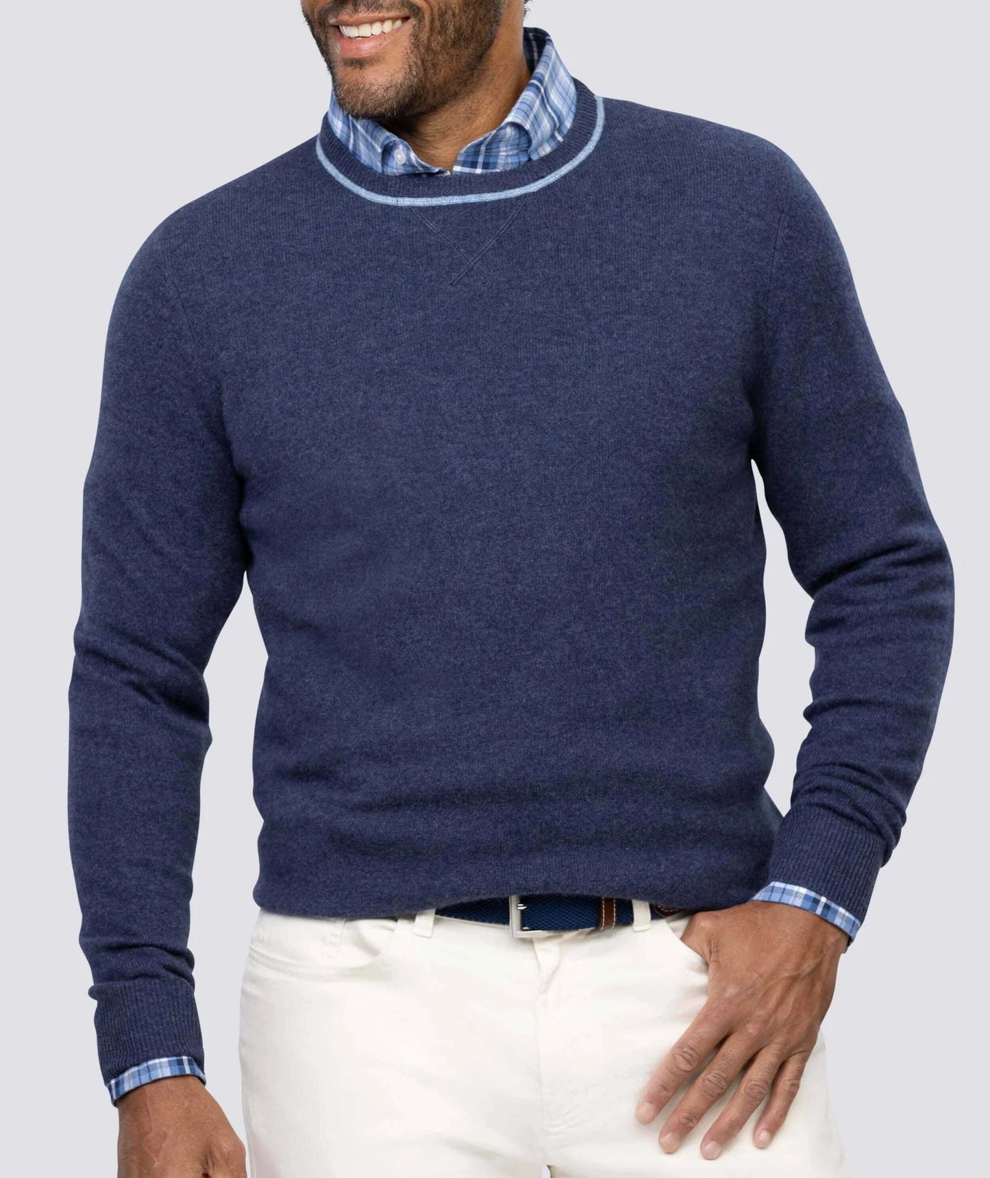 Turtleson McGregor Cashmere Crewneck - Navy