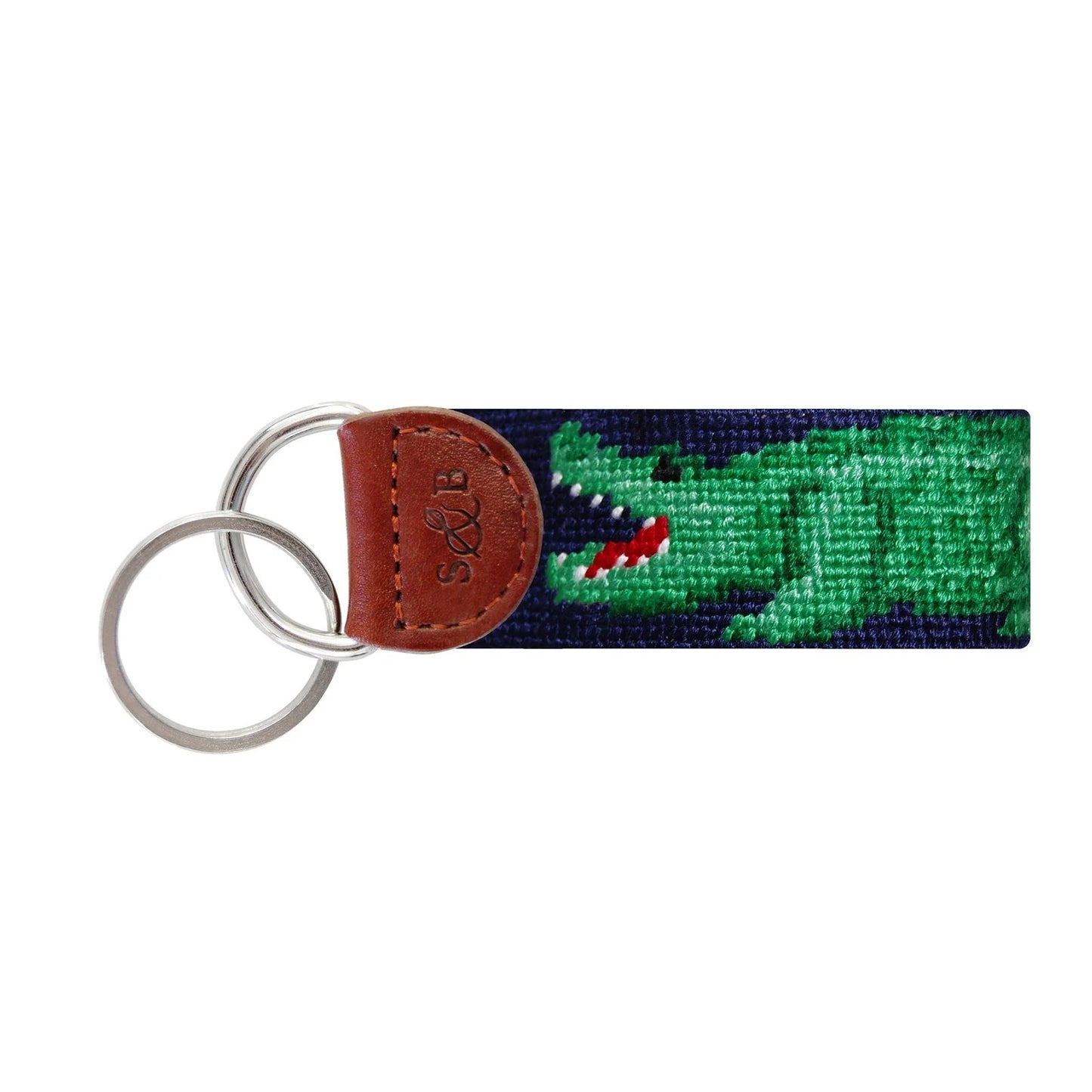 Smathers and Branson Gator Key Fob (Dark Navy)