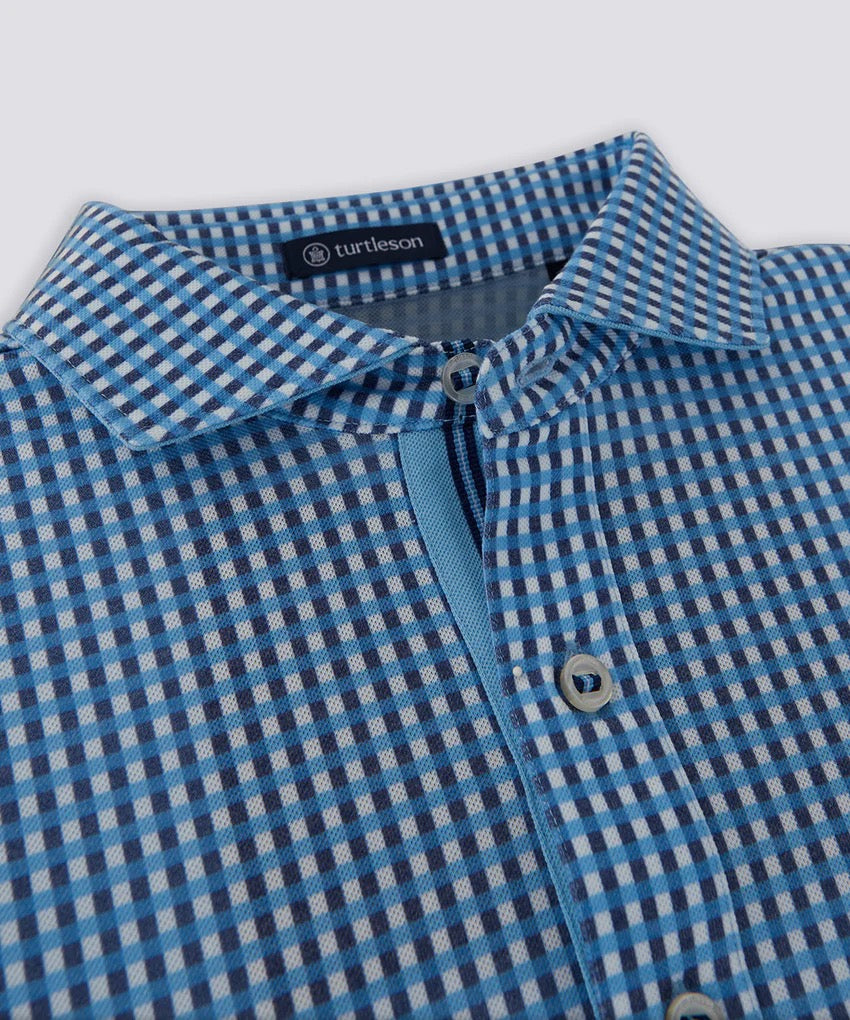 TURTLESON Hayden Gingham Polo