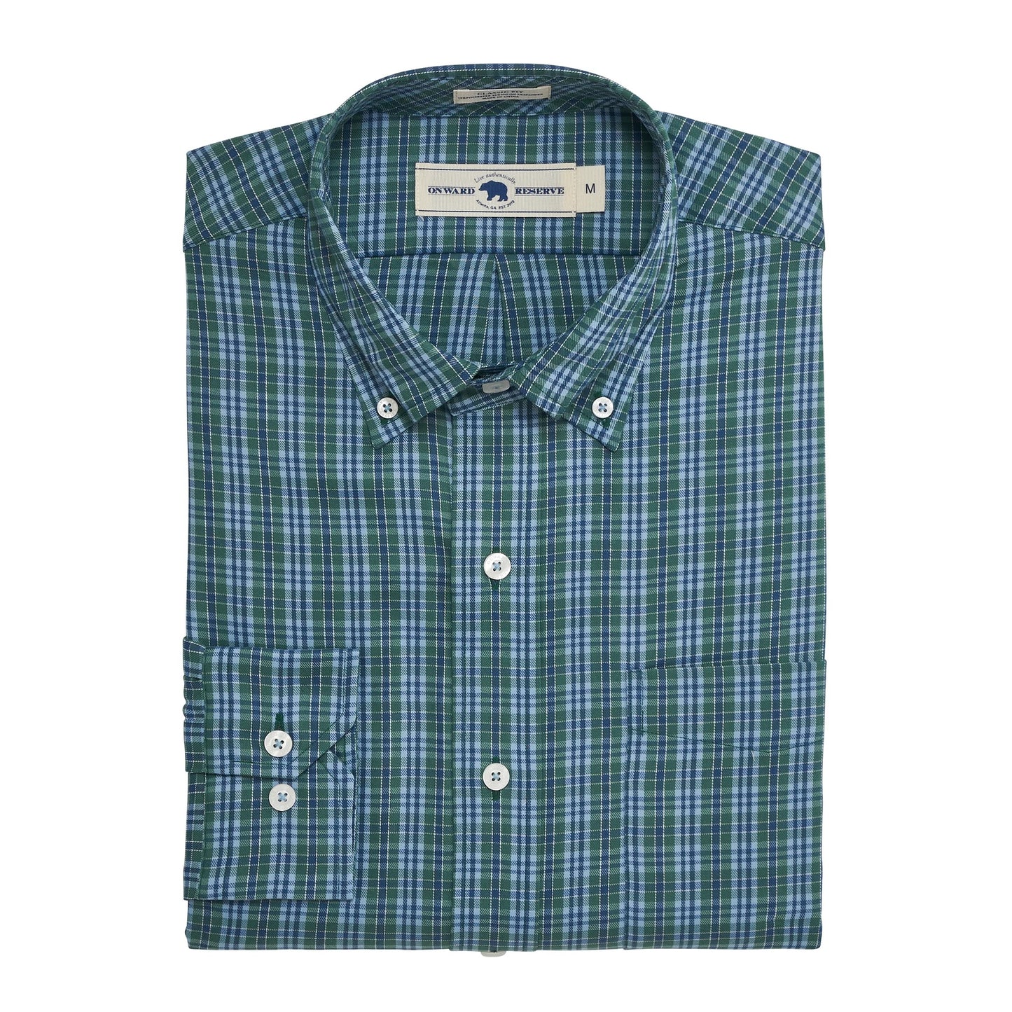 ONWARD RESERVE Flush Classic Fit Brushed Performance Twill Shirt