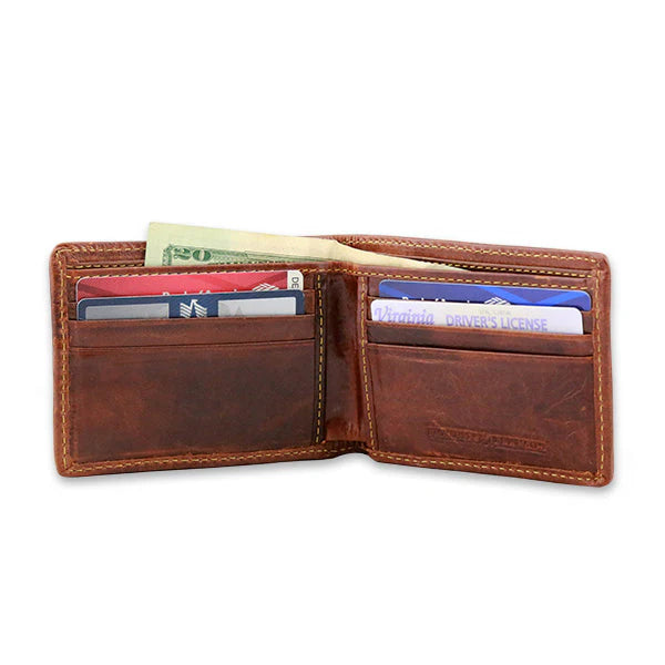 Smathers and Branson Black Lab Walking Bi-Fold Wallet