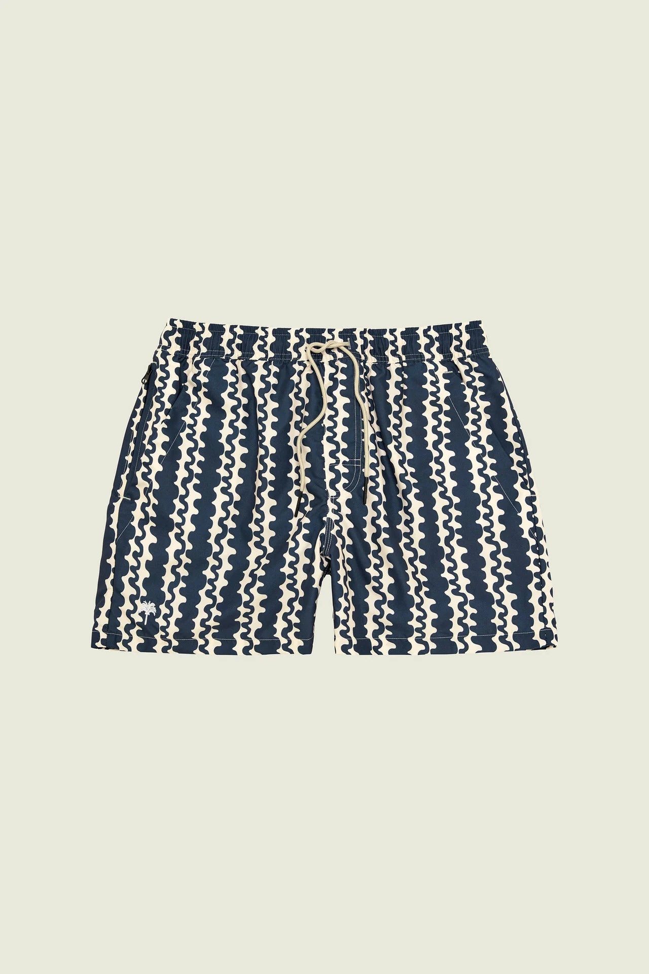 OAS Blue Scribble Swim Short