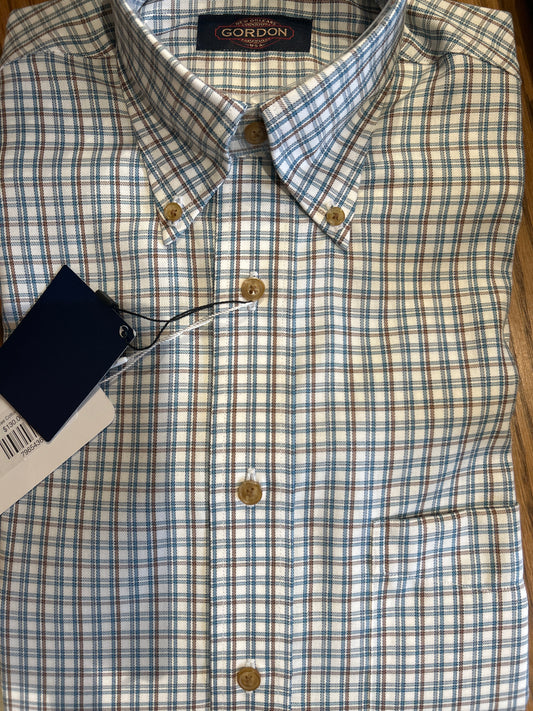 GORDON's  Wrinkle Free Cotton LS Button Down Shirt