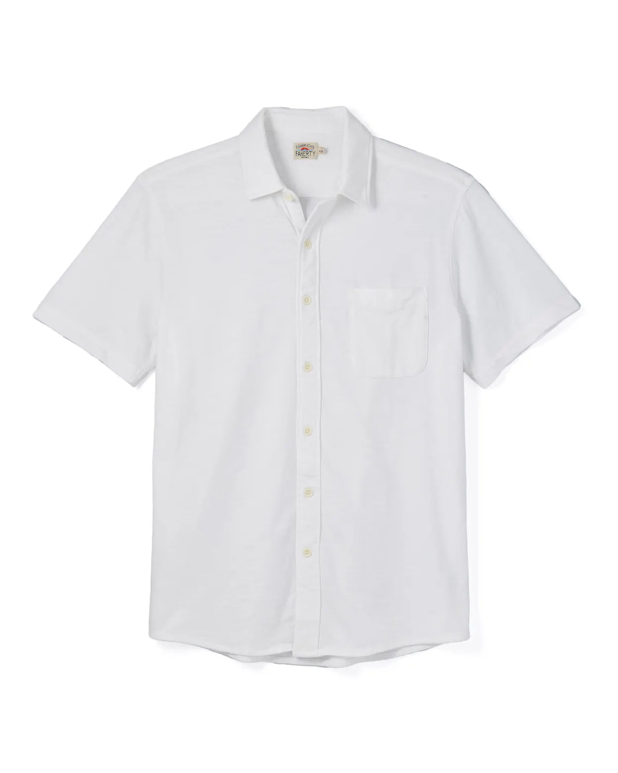 Faherty Short Sleeve Knit Season Shirt