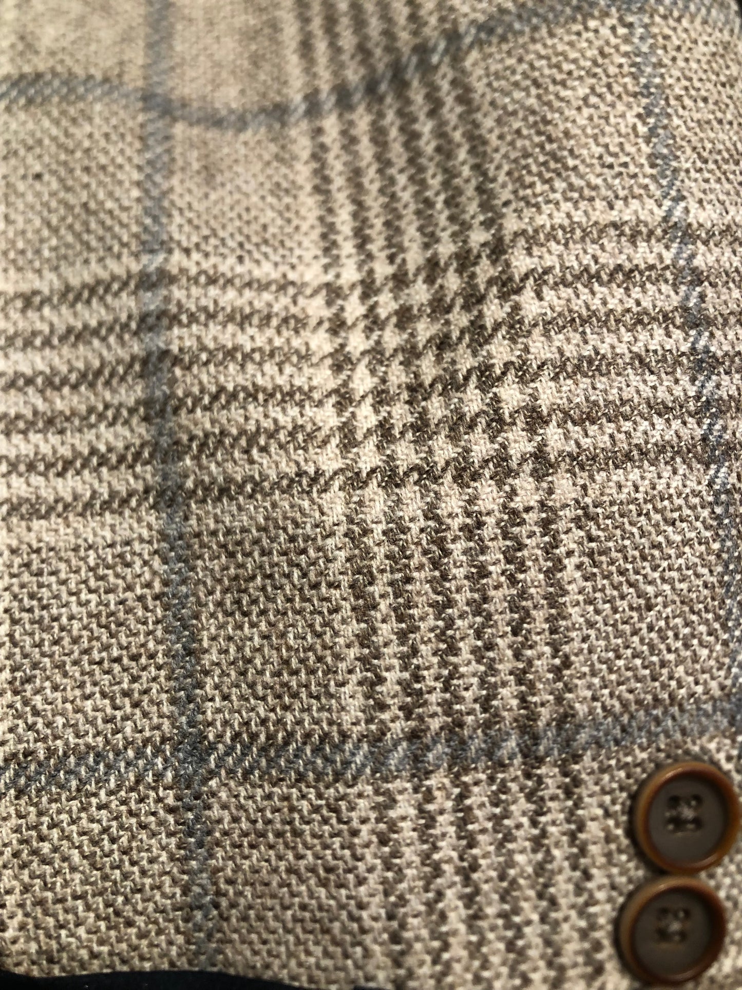 Ted and George Sport Coat (Cream/Tan/Plaid)