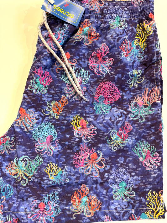 MICHAEL'S Octopi Garden Swim Short (Cyclist)