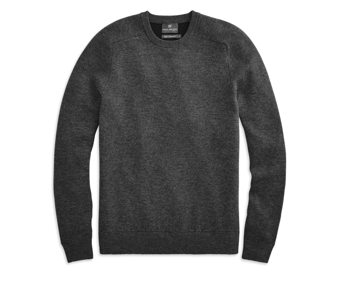 MACK WELDON Tech Cashmere Crew Neck Sweater2