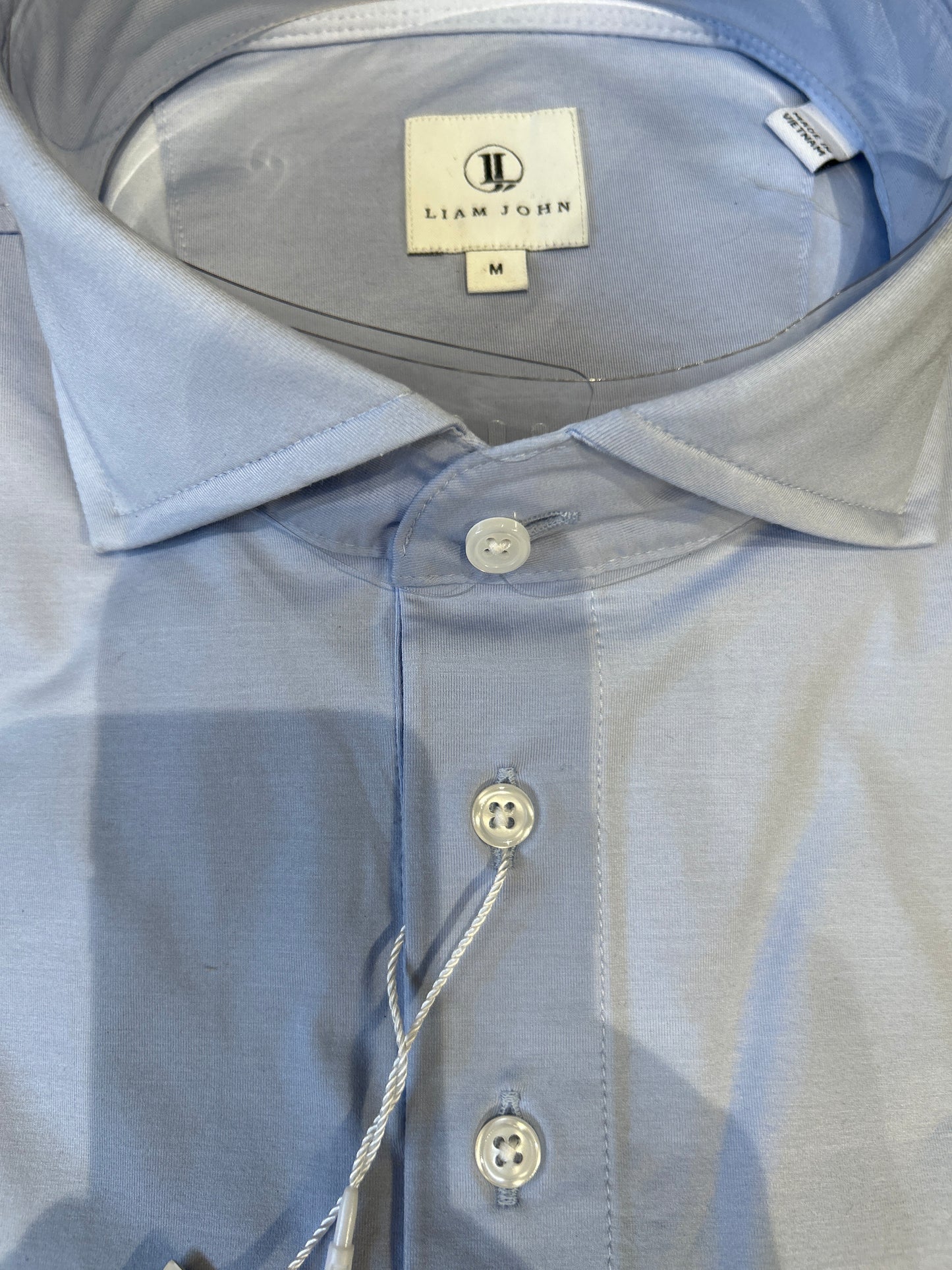 Liam John Performance Light Blue Polo