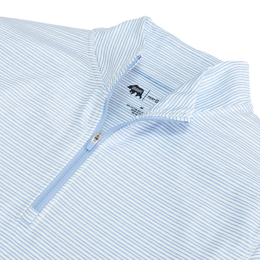ONWARD RESERVE Lake Stripe Printed Performance 1/4 Zip (Clearwater)