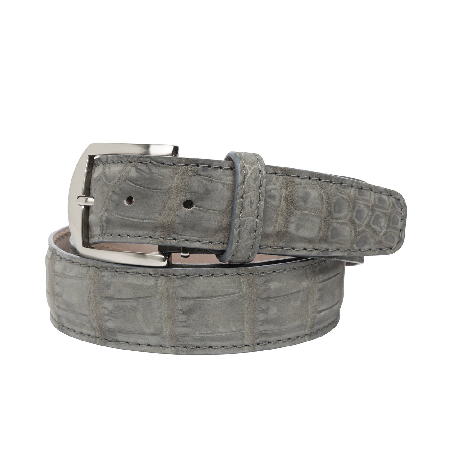 LEN Buffed American Alligator Belt