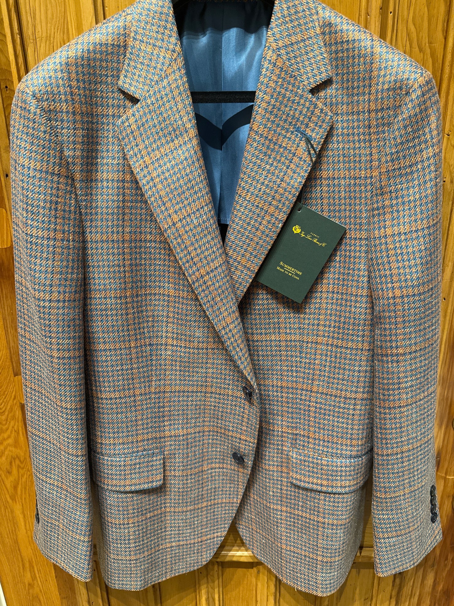 TED And GEORGE Houndstooth Windowpane Sportcoat