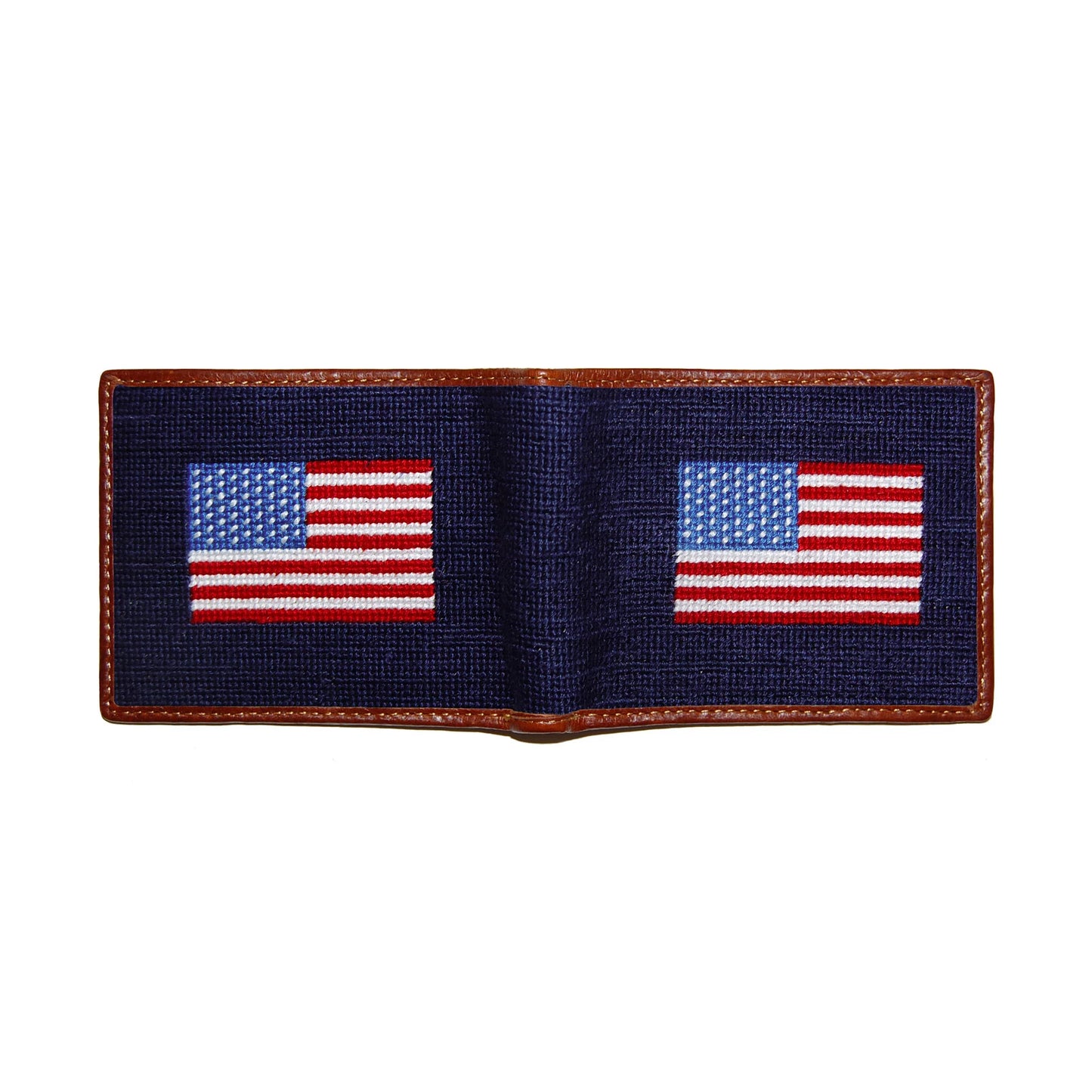 Smathers and Branson American Flag Bi-Fold Wallet (Dark Navy)