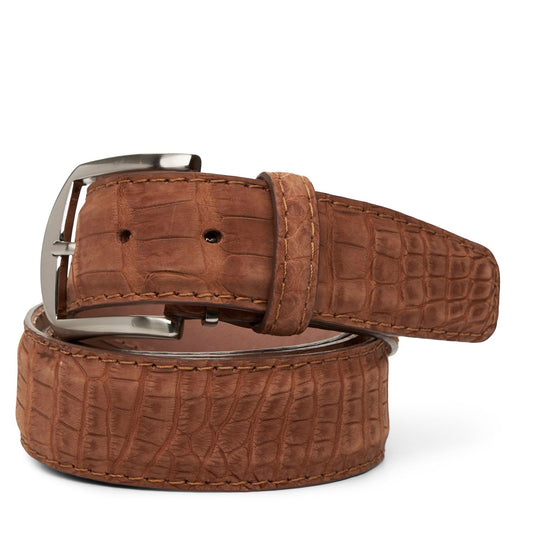 LEN Buffed American Alligator Belt