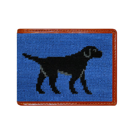 Smathers and Branson Black Lab Walking Bi-Fold Wallet