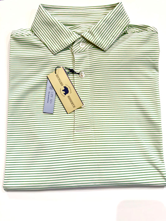 Onward Reserve Birdie Stripe Performance Polo