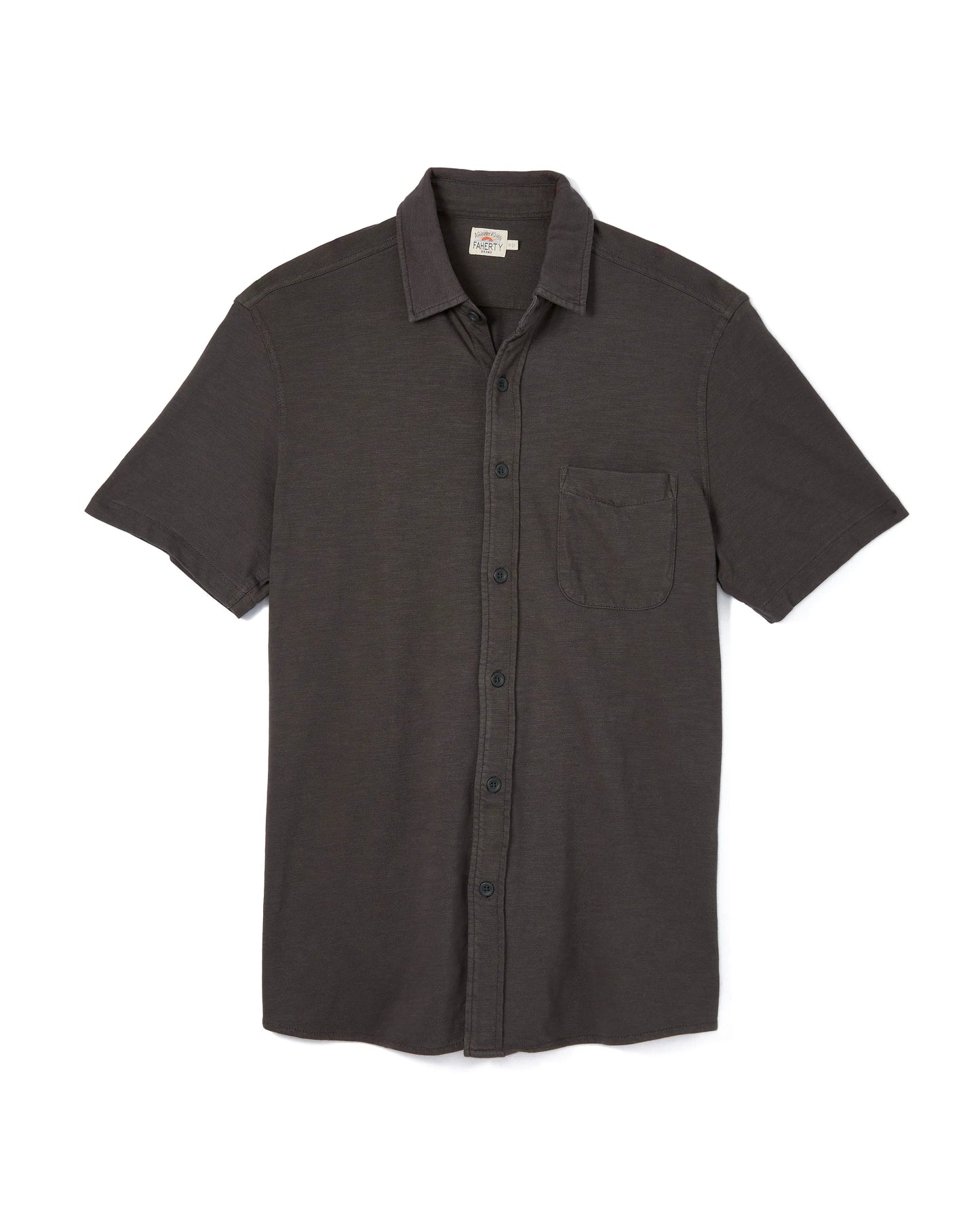 Faherty Short Sleeve Knit Season Shirt