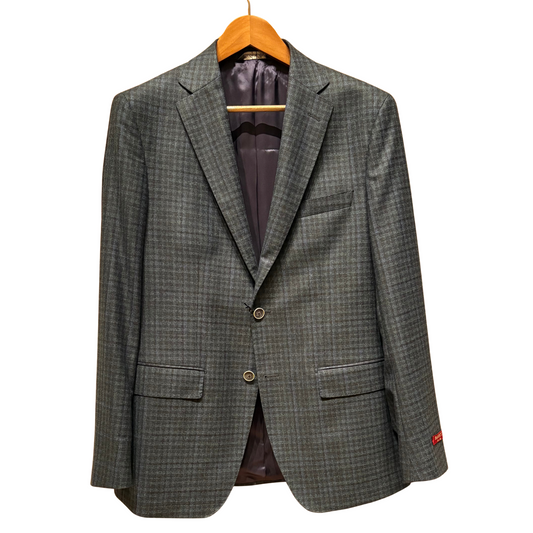 BAROCCI Navy/Green Check Sportcoat