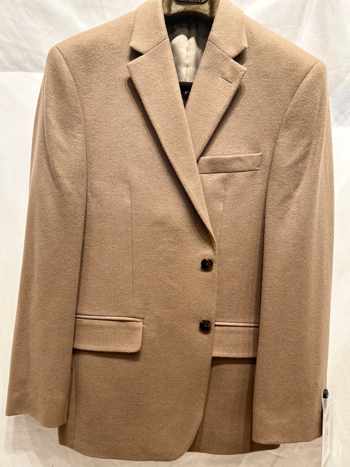 Liam John Camel Hair Colored Wool Jacket