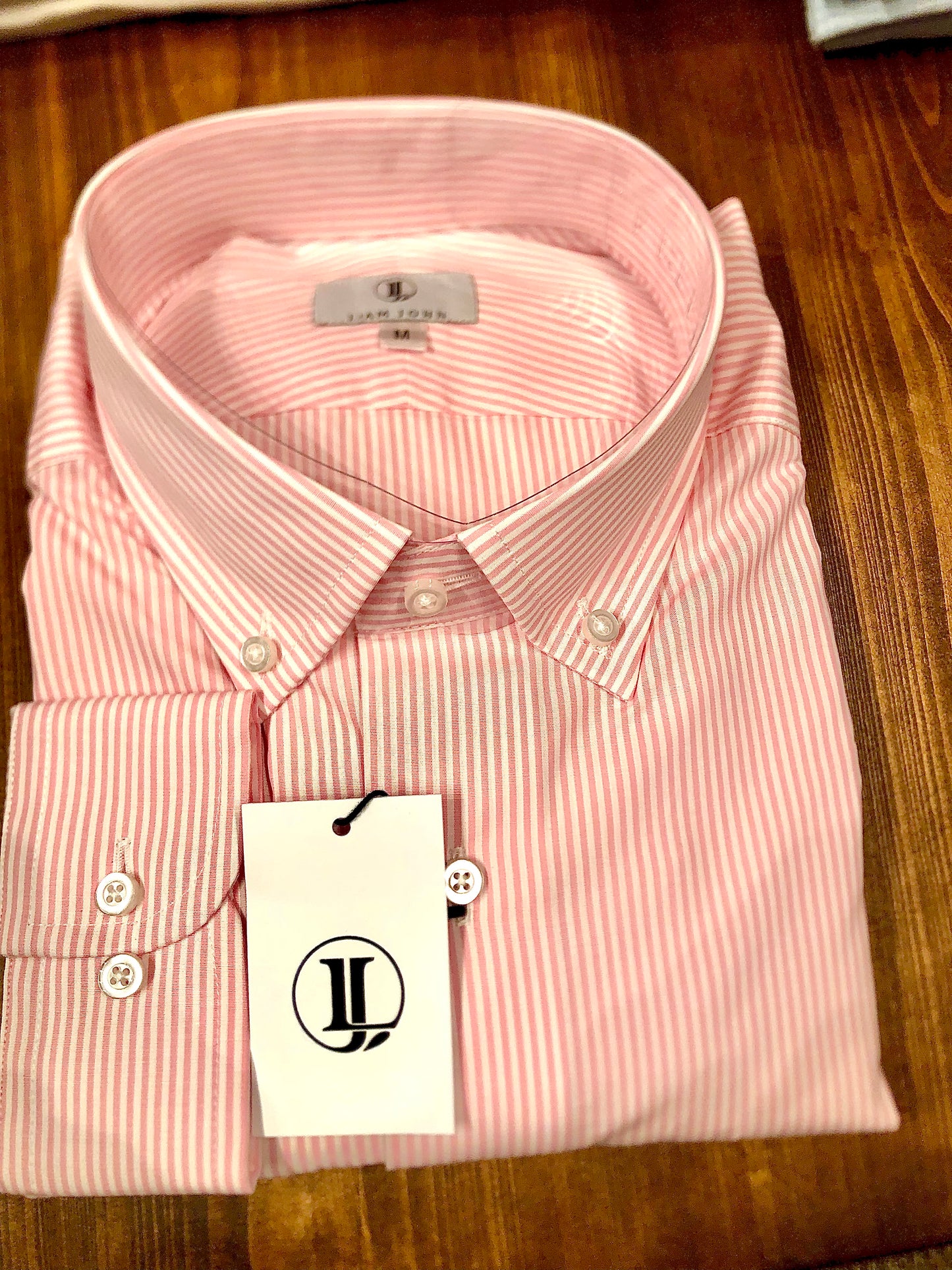 Liam John Striped Button Down Sport Shirt