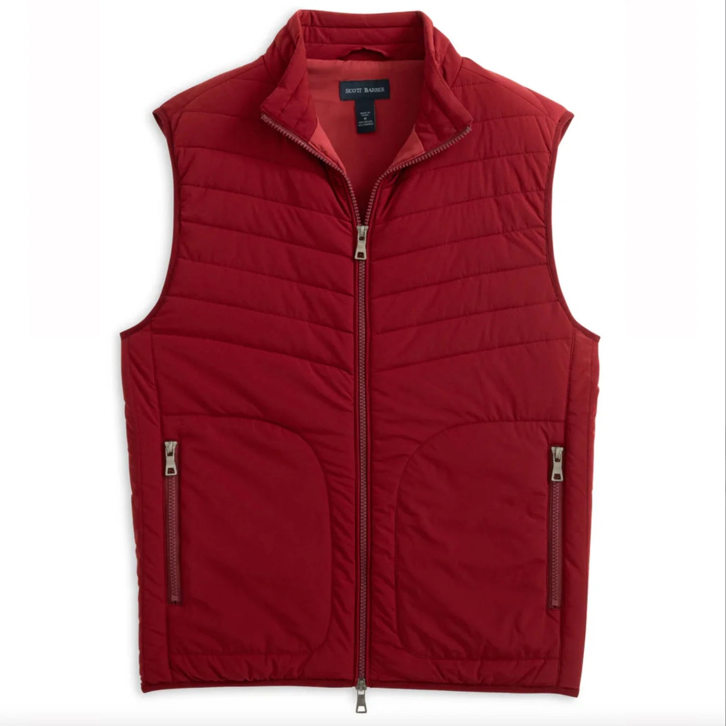 Scott Barber Stretch Nylon Puffer Vest
