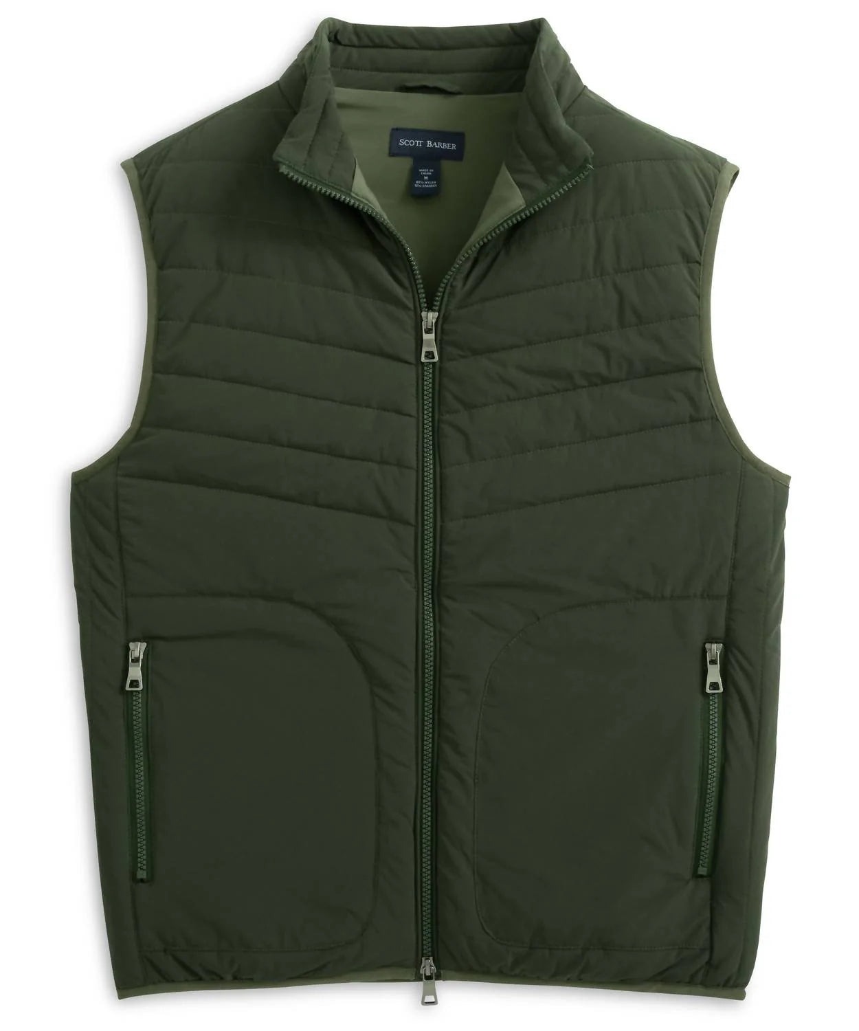 Scott Barber Stretch Nylon Puffer Vest