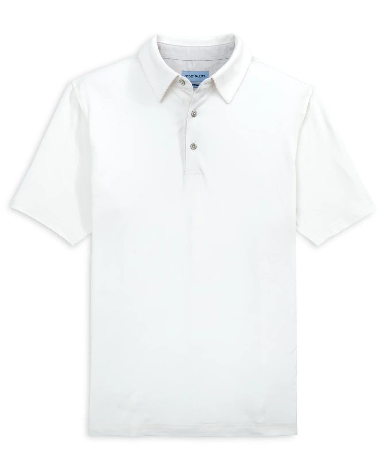SCOTT BARBER Solid Performance Polo