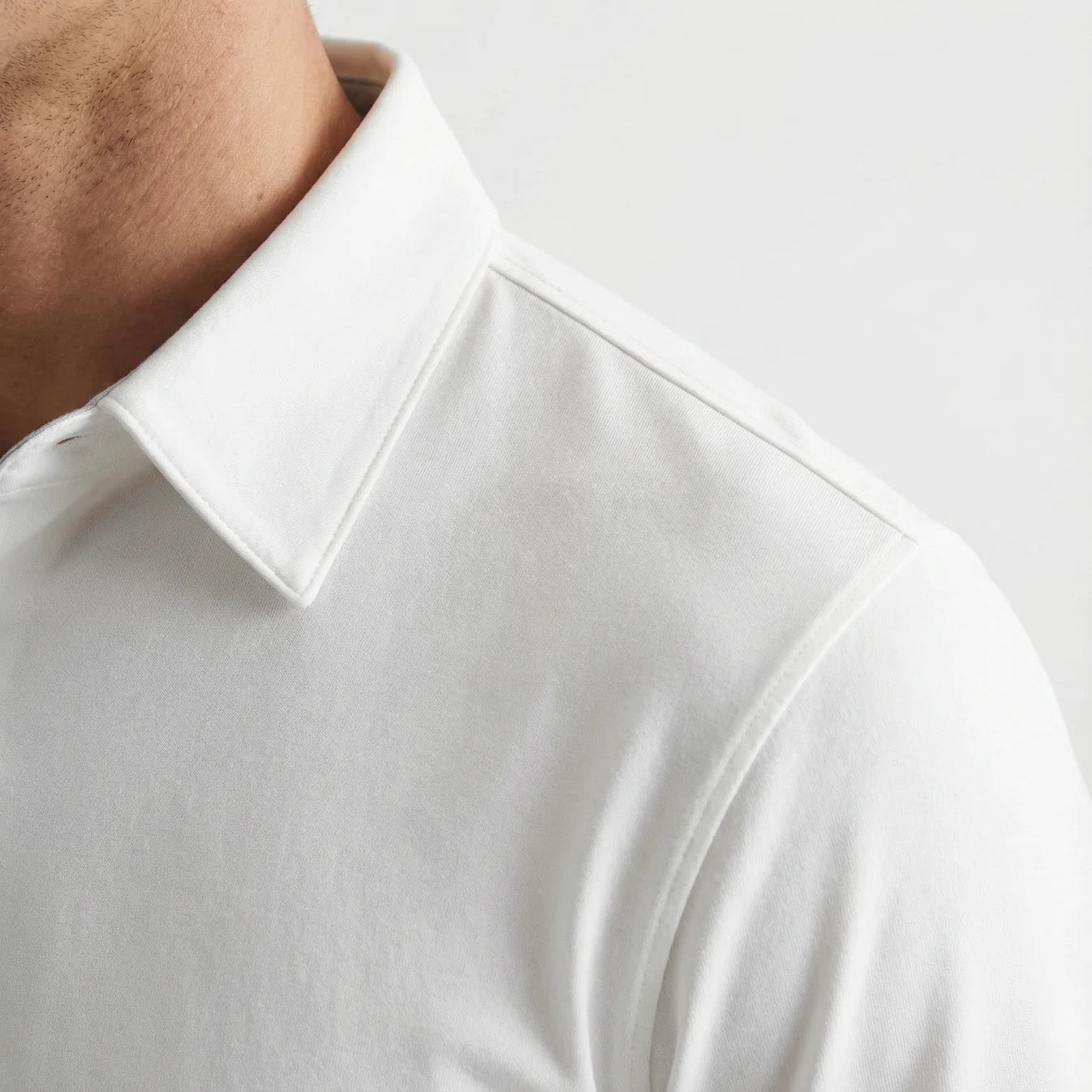 SCOTT BARBER Solid Performance Polo