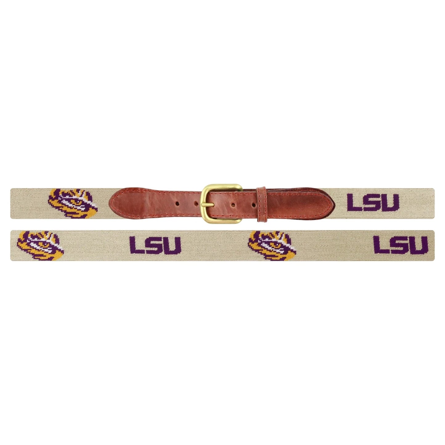 SMATHERS & BRANSON LSU Belt (Light Khaki)