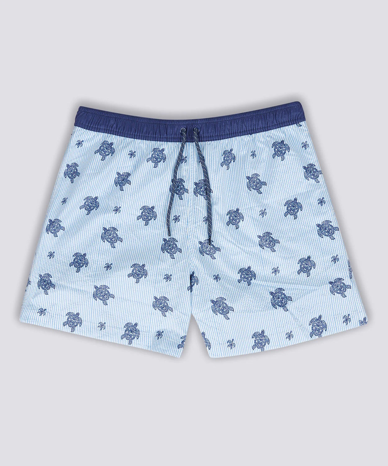 TURTLESON Channel Seersucker Swim Short