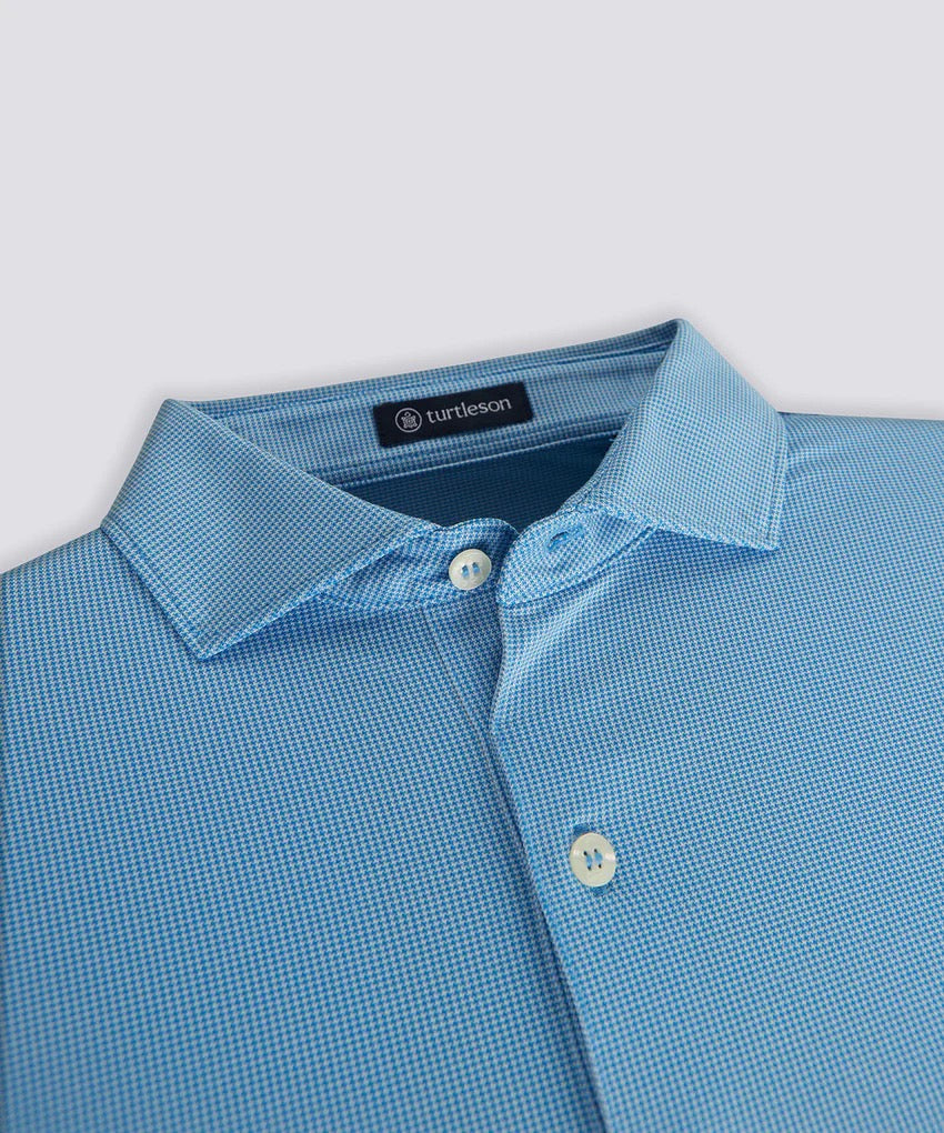 TURTLESON Wilcox Jacquard Performance Polo