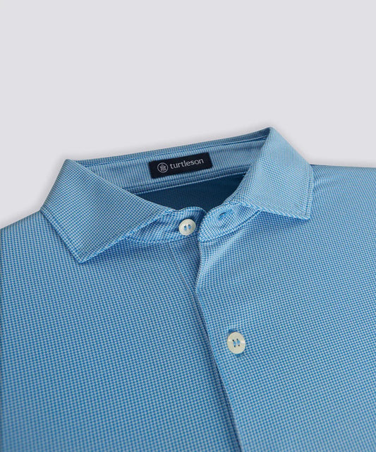 TURTLESON Wilcox Jacquard Performance Polo