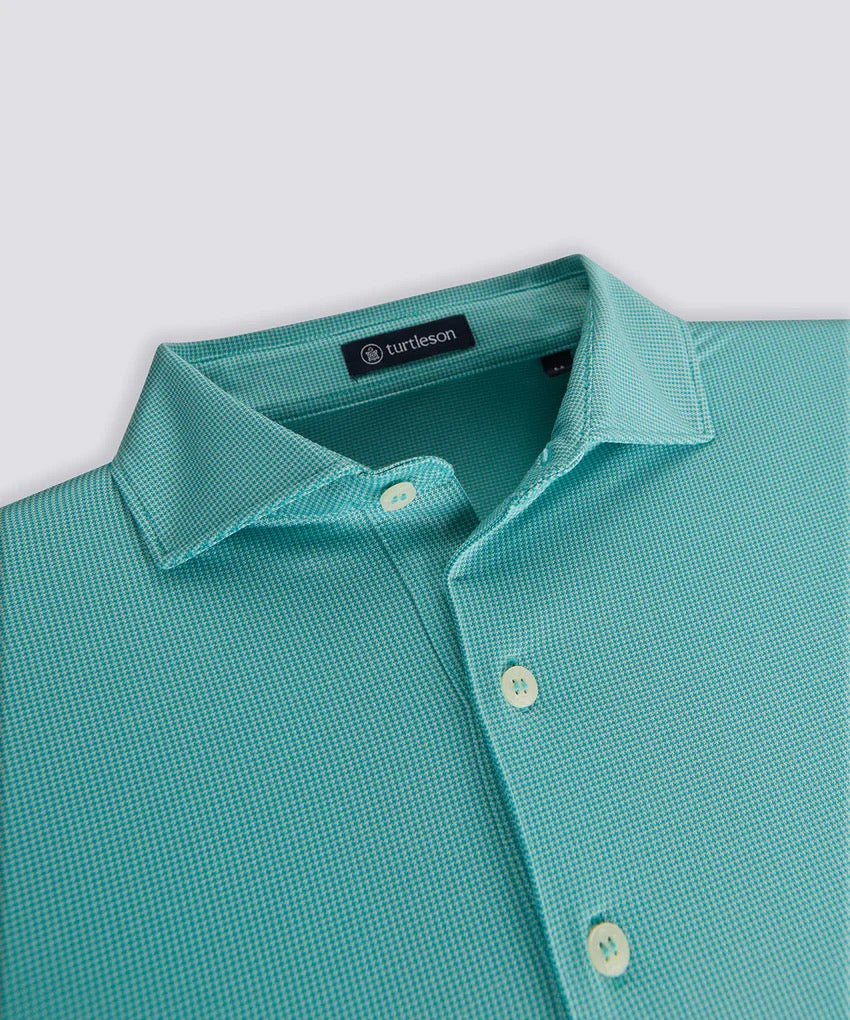 TURTLESON Wilcox Jacquard Performance Polo