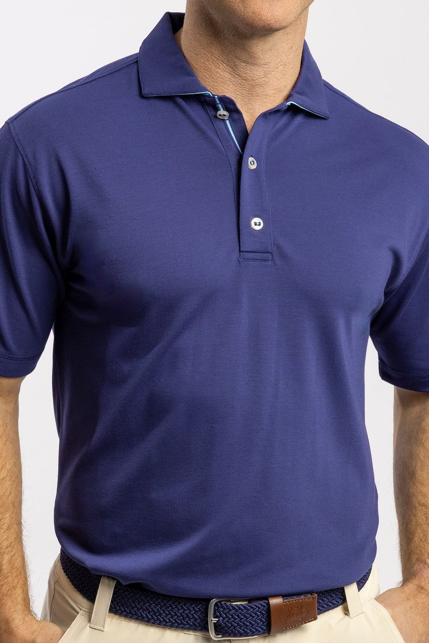 TURTLESON Jules Diamond Knit Polo