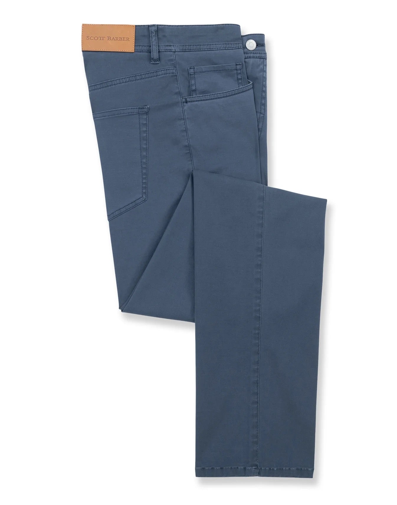 SCOTT BARBER Savannah Twill 5 Pocket Pant