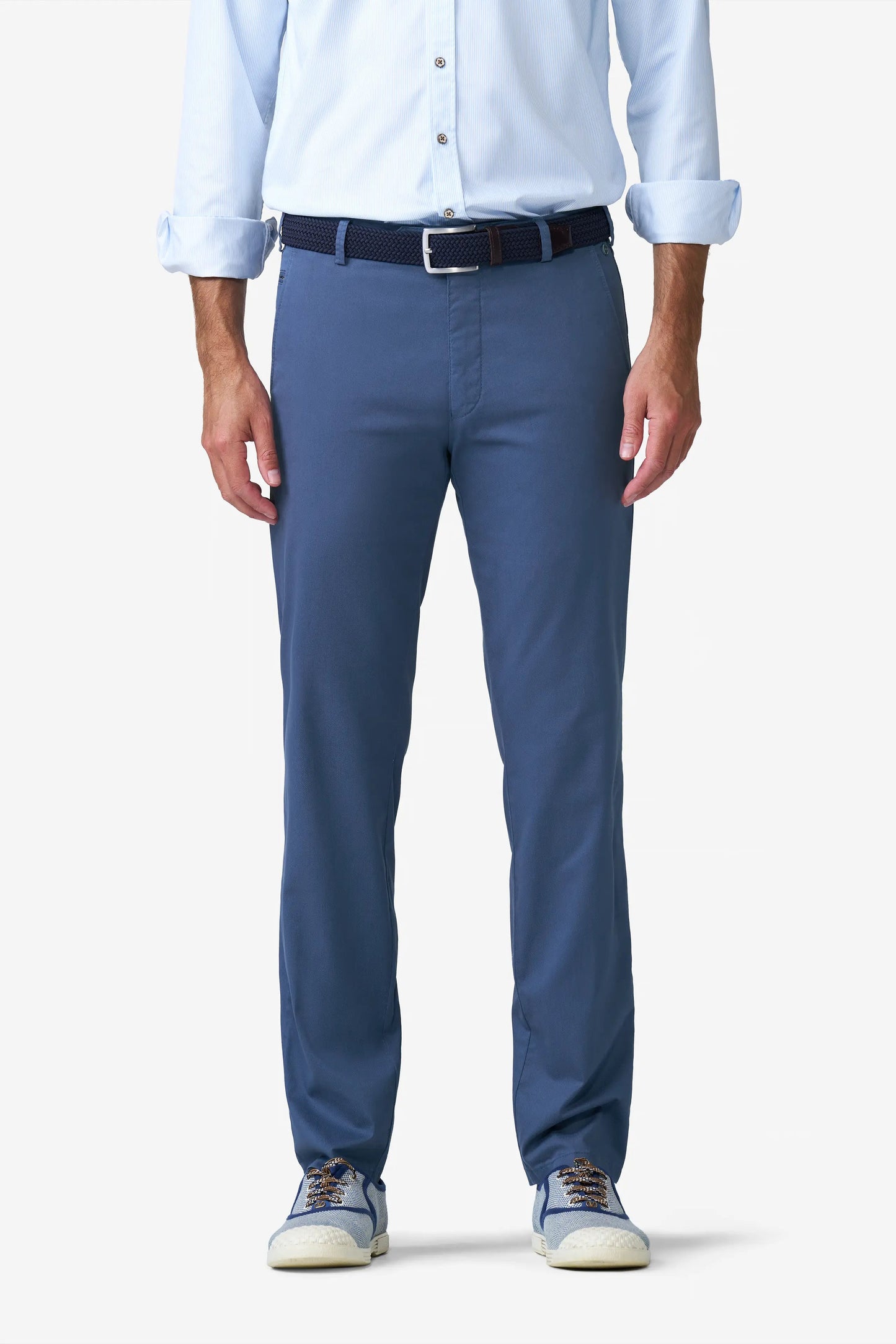 MEYER  Bonn Cotton Chino Blue
