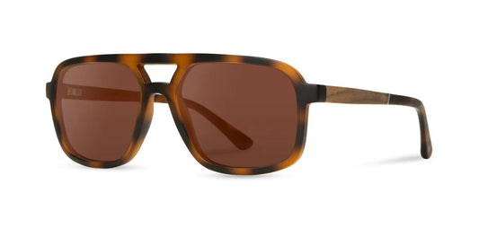 CAMP Glacier: Matte Tortoise / Walnut Sunglasses