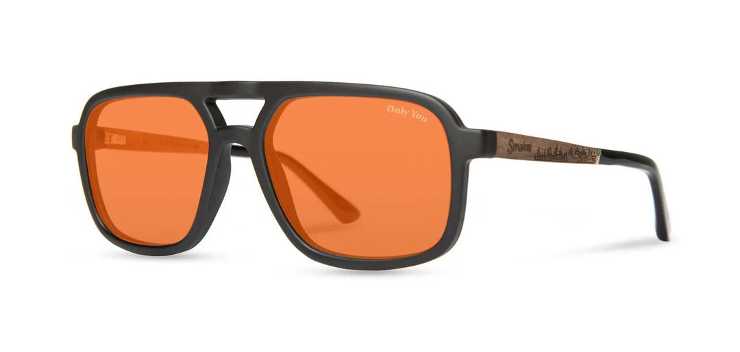 CAMP Glacier: Matte Black / Smokey Bear Sunglasses