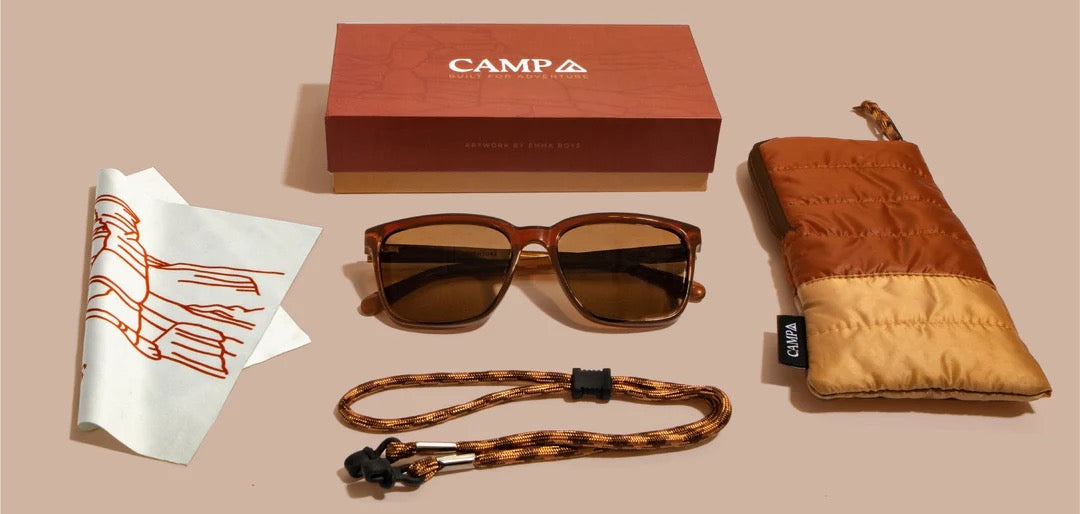 CAMP Crag: Clay / Arches Engraved Sunglasses