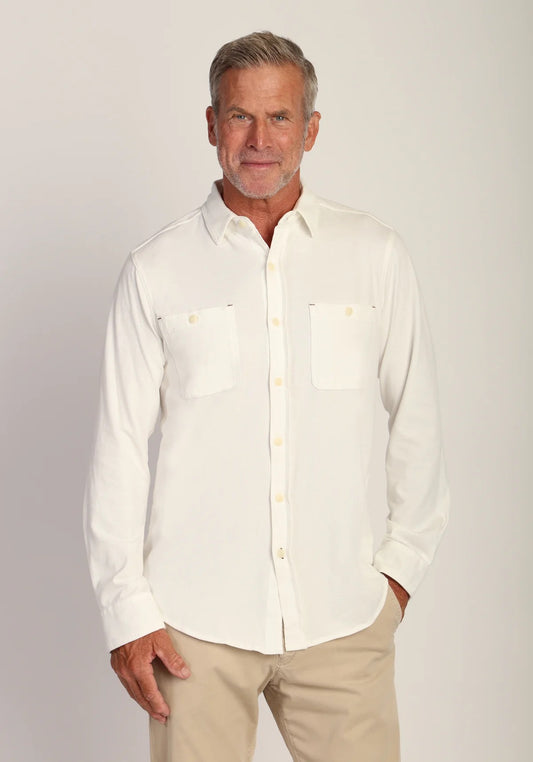 True Grit Vince Knit L/S 2 Pocket Shirt
