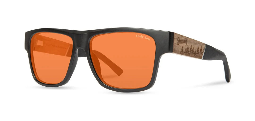 CAMP Cliff: Matte Black / Smokey Bear Sunglasses
