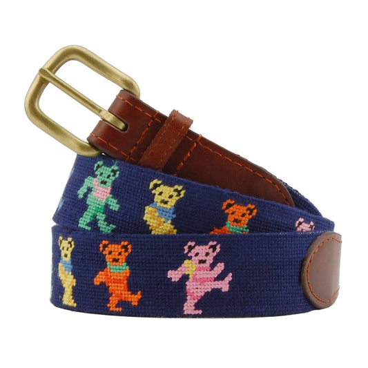 Smathers and Branson Dancing Bears Belt (Dk Navy)