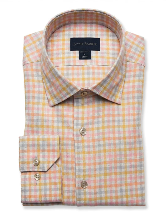 SCOTT BARBER Essex Flannel Gingham F26